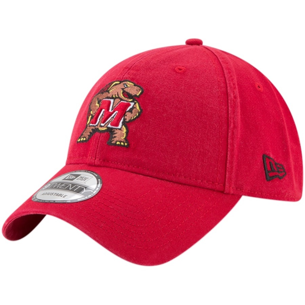 UMaryland Maryland Terrapins New Era Basic 9TWENTY Adjustable Hat - Red